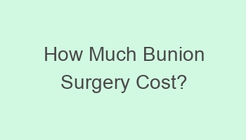 how much bunion surgery cost 701966