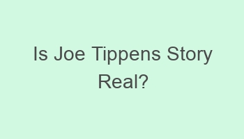 is joe tippens story real 702076